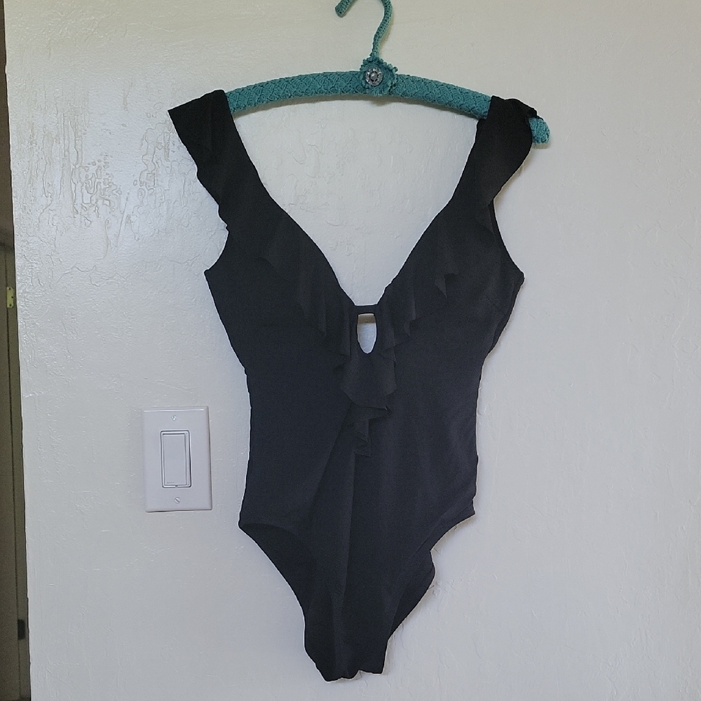 Black Womens One Piece Swimsuit
